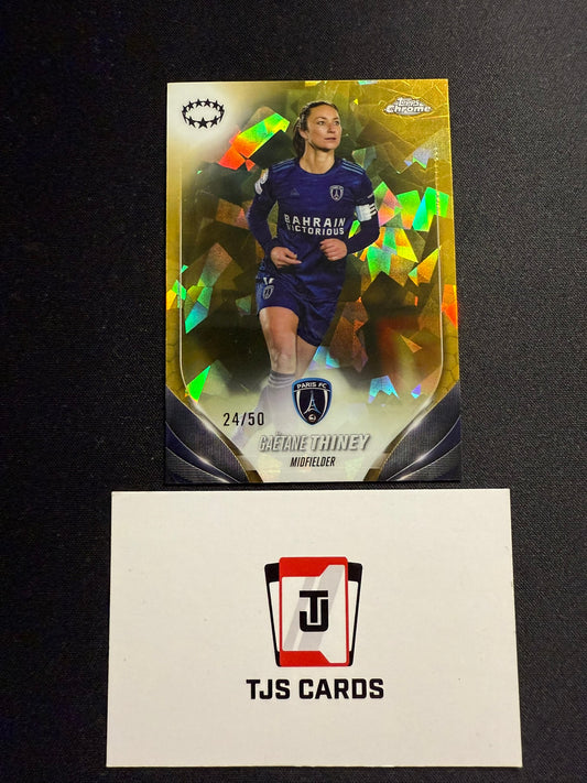 Gaetane Thiney - Gold /50 - TOPPS Sapphire UWCL 2023/24