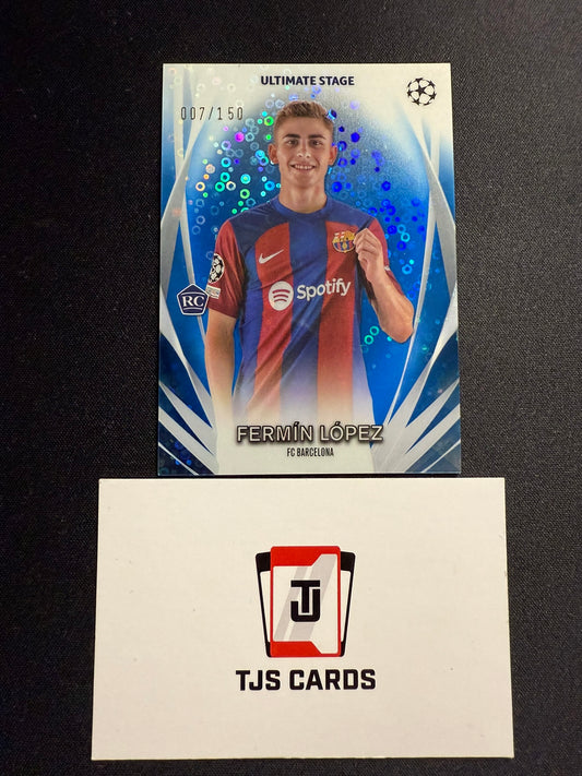 Fermin Lopez - Rookie Blue Ultimate Stage /150 - TOPPS UCC 2023/24