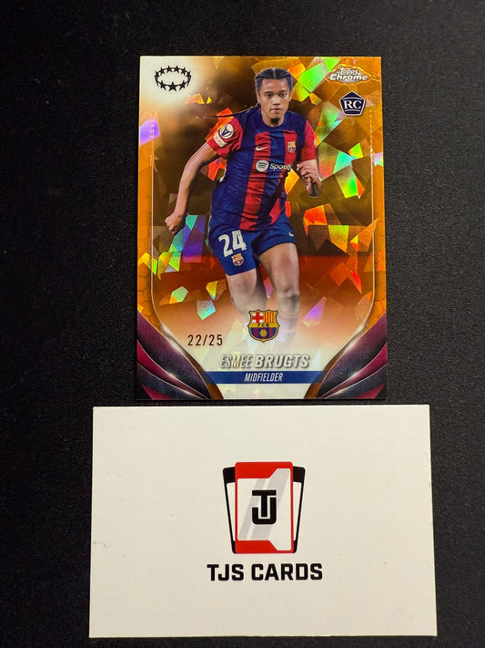 Esmee Brugts - Rookie Orange /25 - TOPPS Sapphire UWCL 2023/24