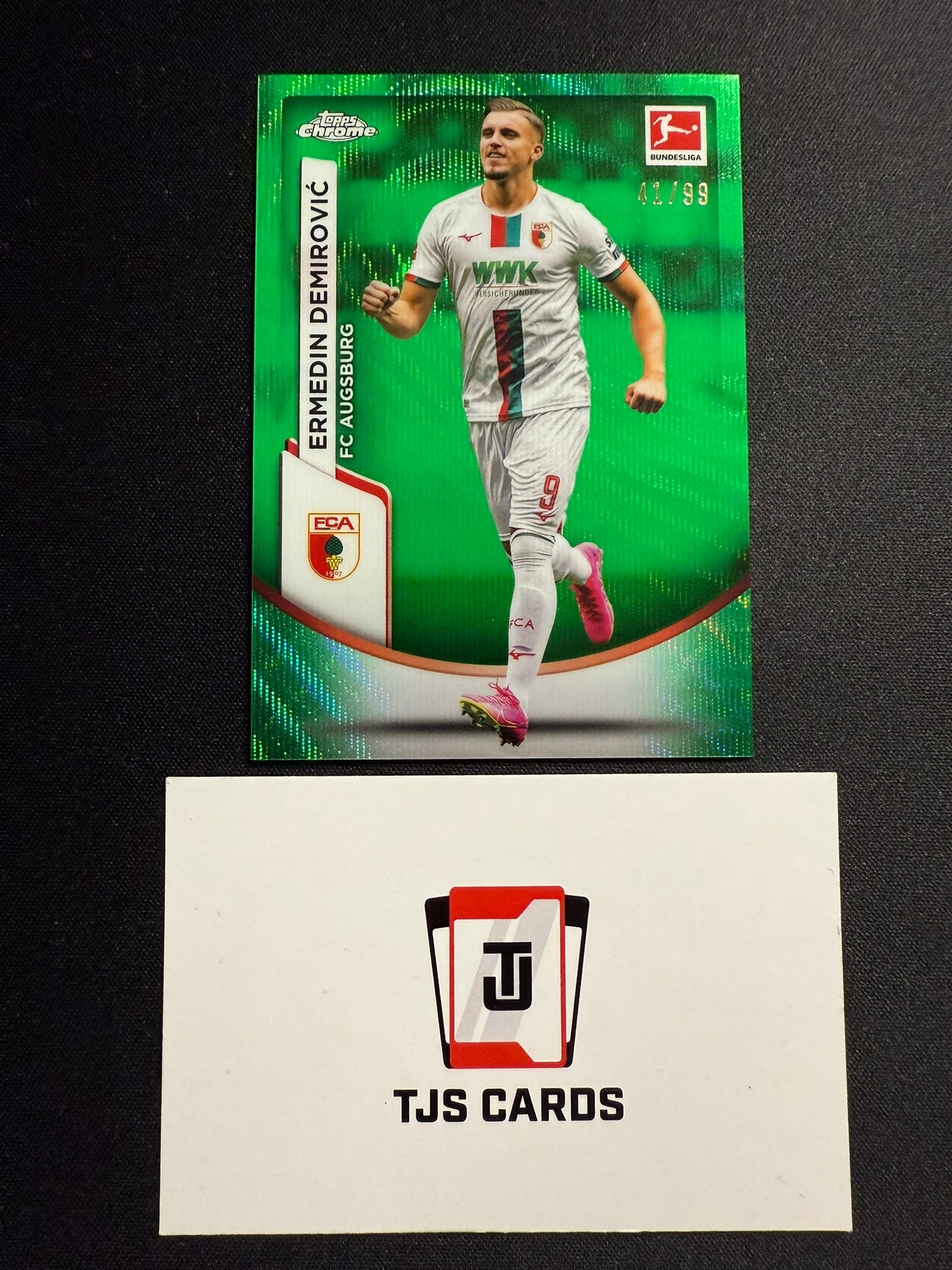Ermedin Demirovic - Green Wave /99 - TOPPS Bundesliga Chrome 2023/24