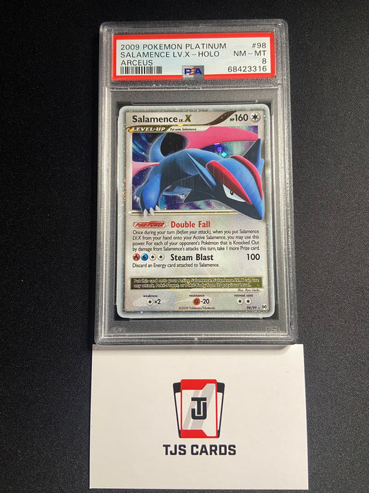 Salamence LV.X - PSA 8 - Platinum Arceus 98/99 - Pokemon