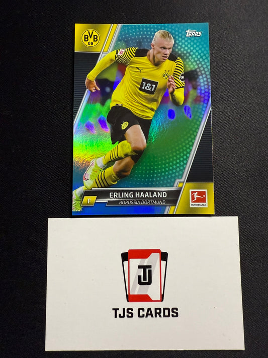 Erling Haaland - Aqua /199 - TOPPS Bundesliga 2021/22