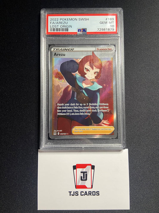 Arezu - PSA 10 - Lost Origin 189/196 - Pokemon