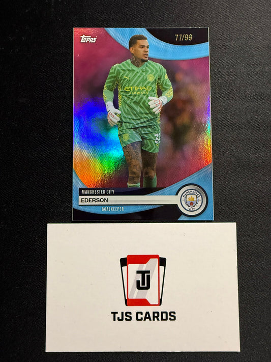Ederson - Pink /99 - TOPPS Manchester City Team Set 2023/24