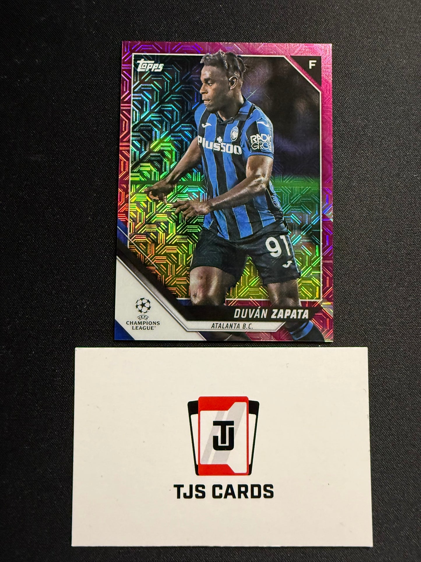 Duvan Zapata - Pink Mojo /125 - TOPPS UCL Japan 2021/22