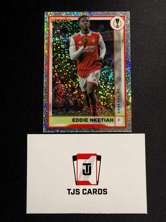 Eddie Nketiah - Speckle /150 - TOPPS Merlin Chrome 2022/23