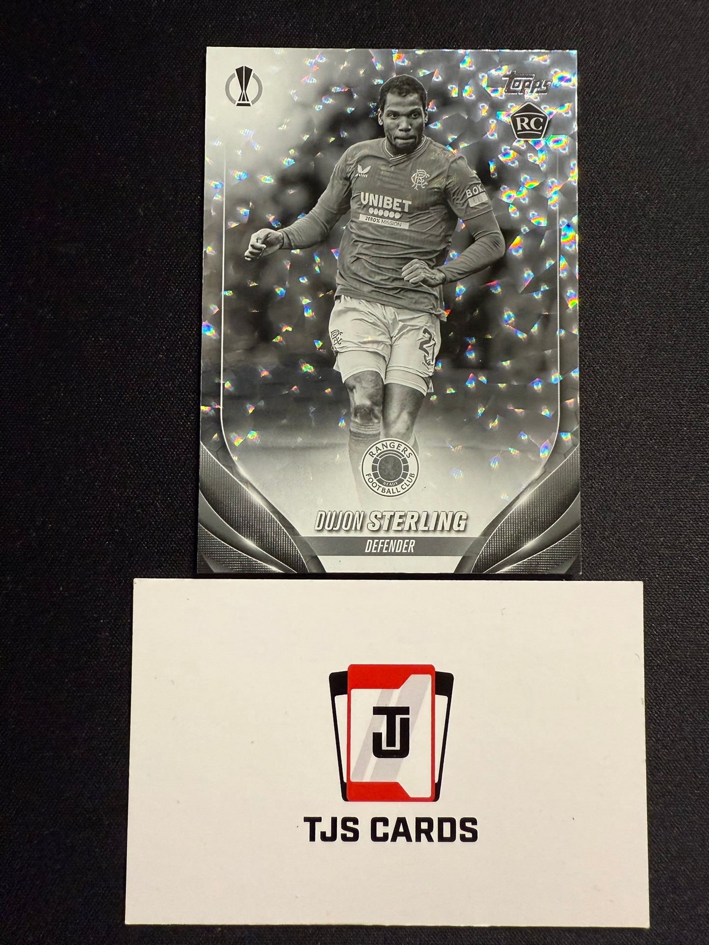 Dujon Sterling - Rookie Black & White Icy /150 - TOPPS UCC 2023/24