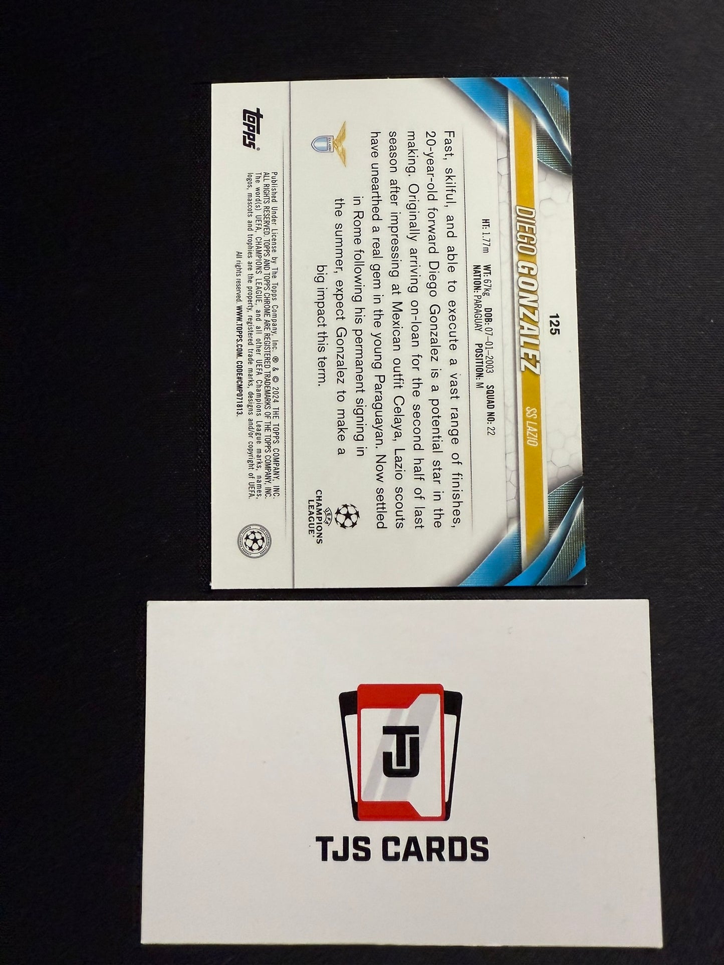 Diego Gonzalez - Rookie Green Wave /399 - TOPPS UCC Chrome 2023/24