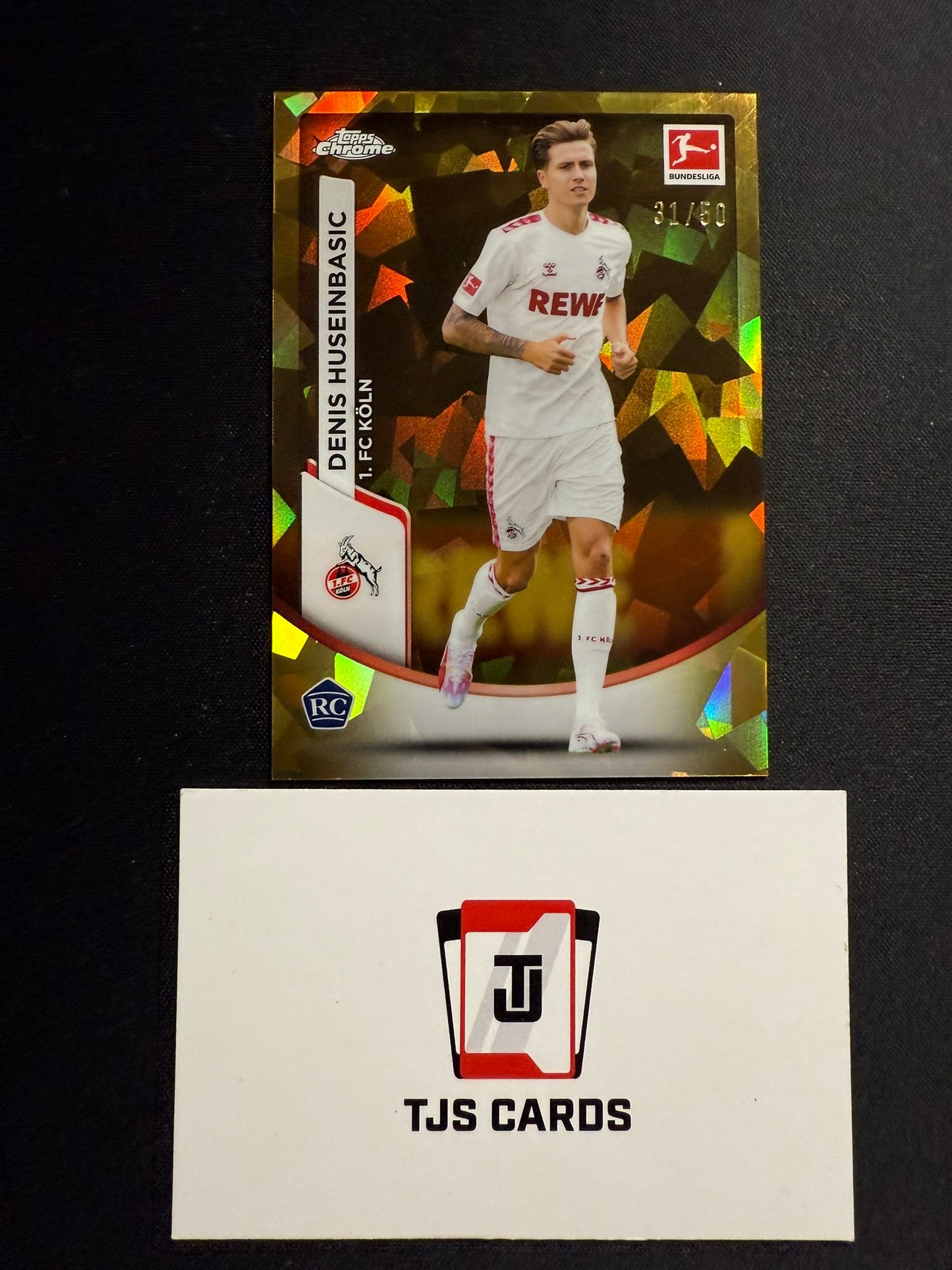 Denis Huseinbasic - Rookie Gold /50 - TOPPS Sapphire Bundesliga 2023/24