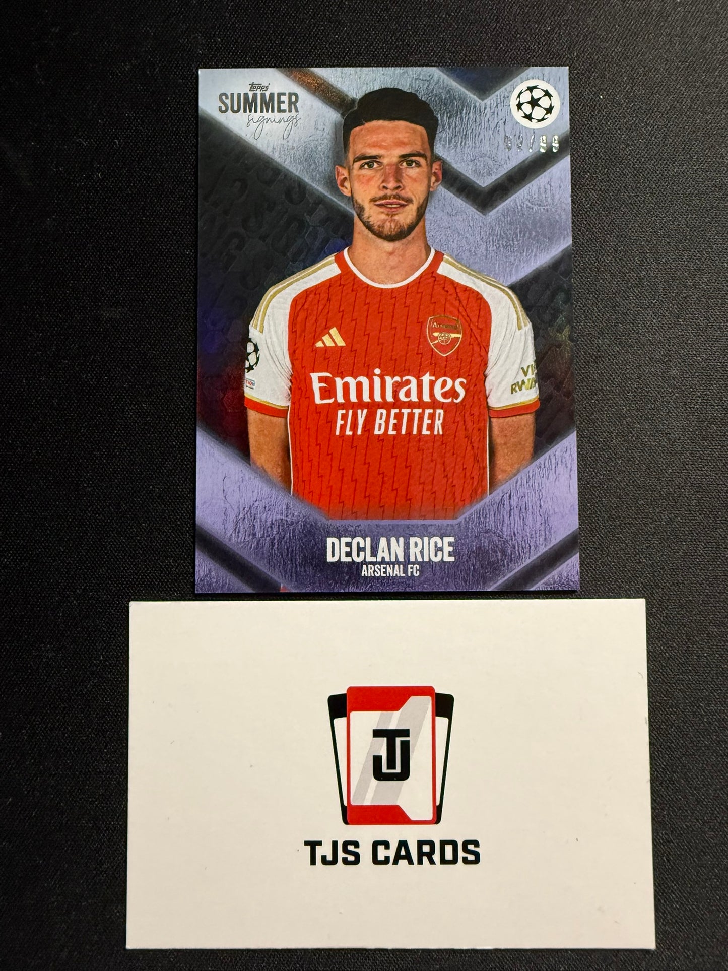 Declan Rice - Blue /99 - TOPPS Summer Signings 2023