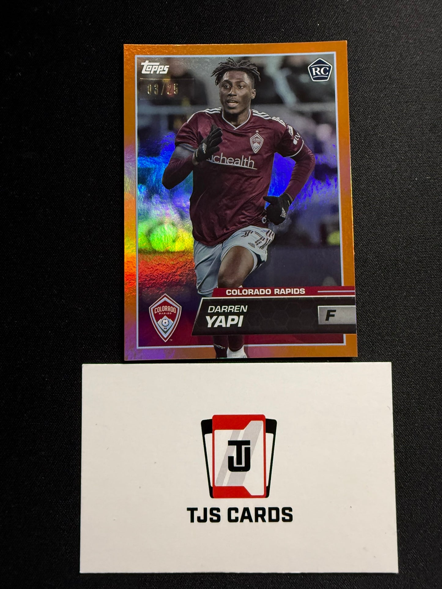 Darren Yapi - Rookie Orange /25 - TOPPS MLS 2023