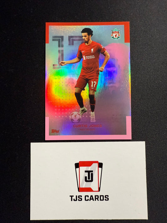 Curtis Jones - Pink /99 - TOPPS Liverpool Team Set 2022/23