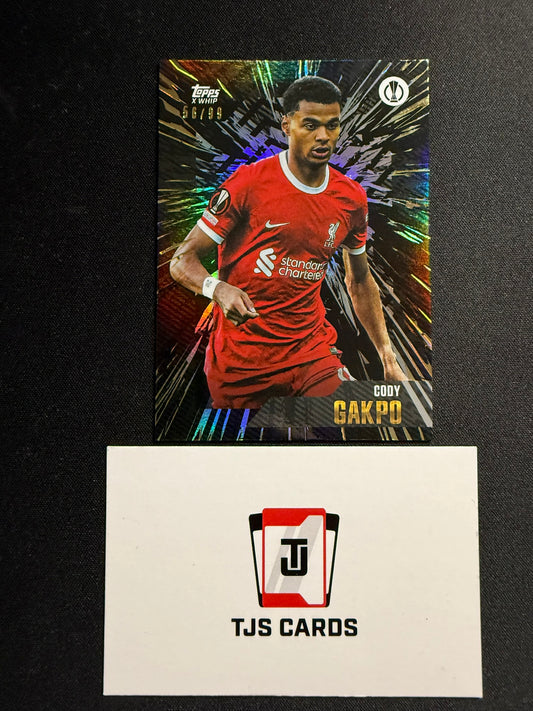 Cody Gakpo - Black /99 - TOPPS Gold UCC 2023/24