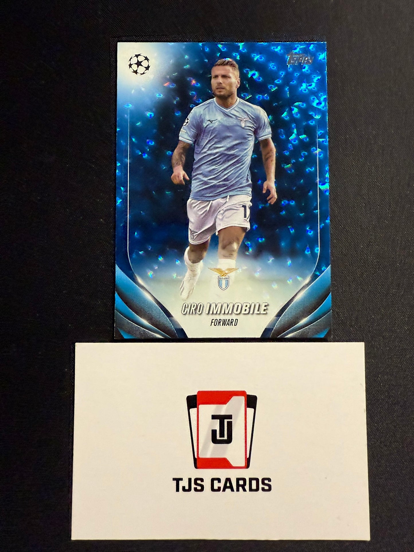 Ciro Immobile - Blue Icy /75 - TOPPS UCC 2023/24