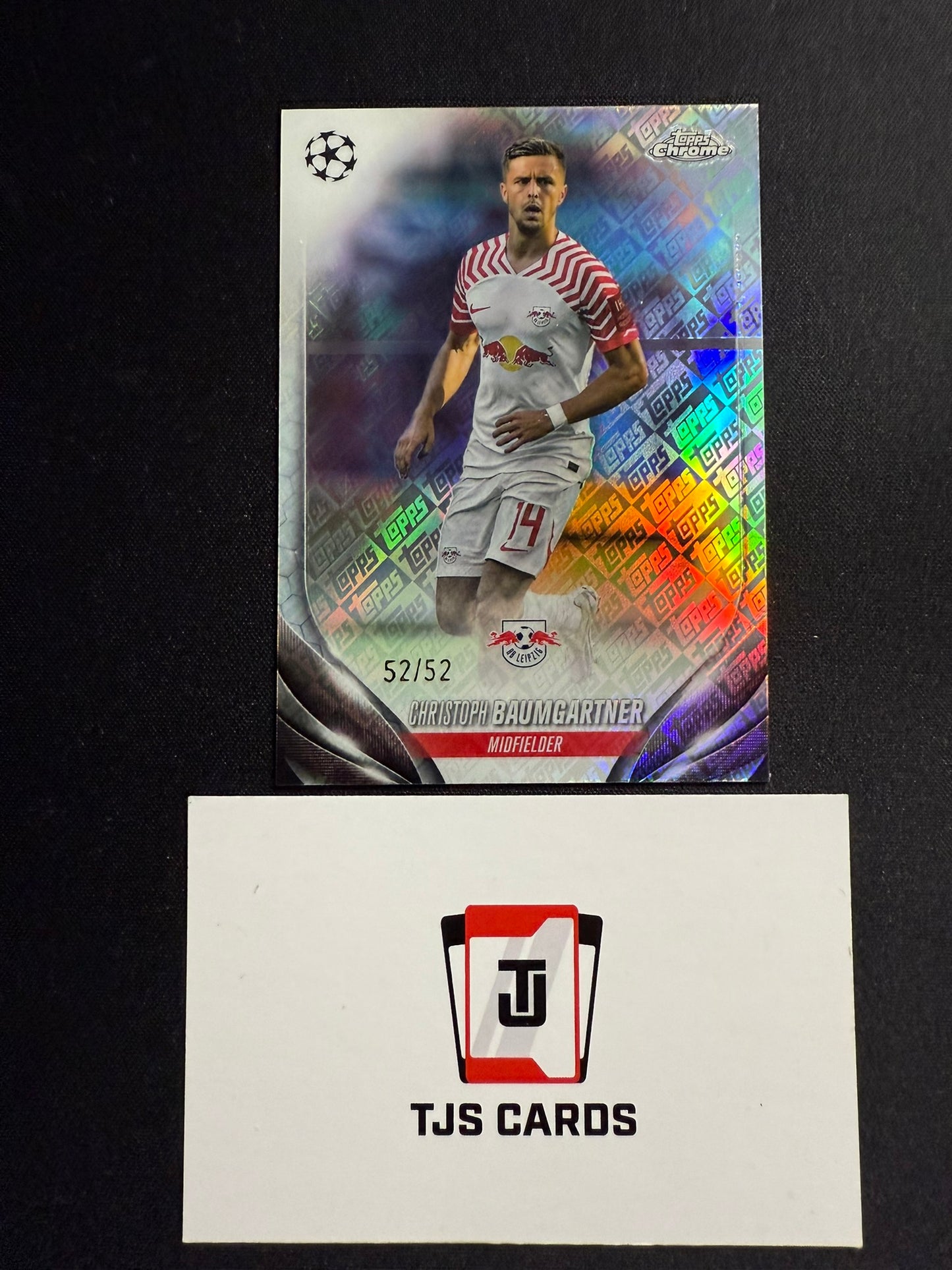 Christoph Baumgartner - Toppsfractor /52 - TOPPS Chrome UCC 2023/24