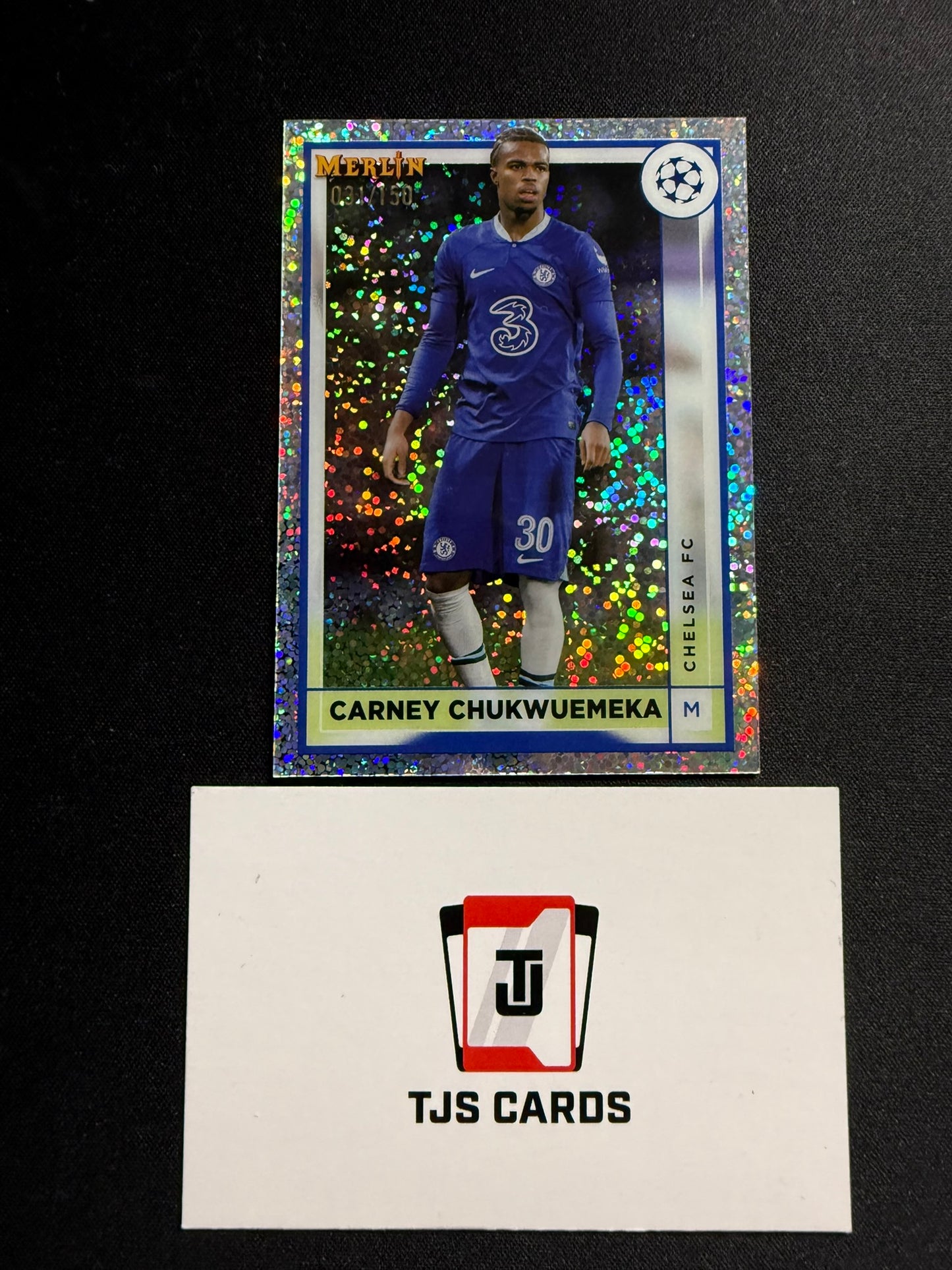 Carney Chukwuemeka - Speckle /150 - TOPPS Merlin Chrome 2022/23