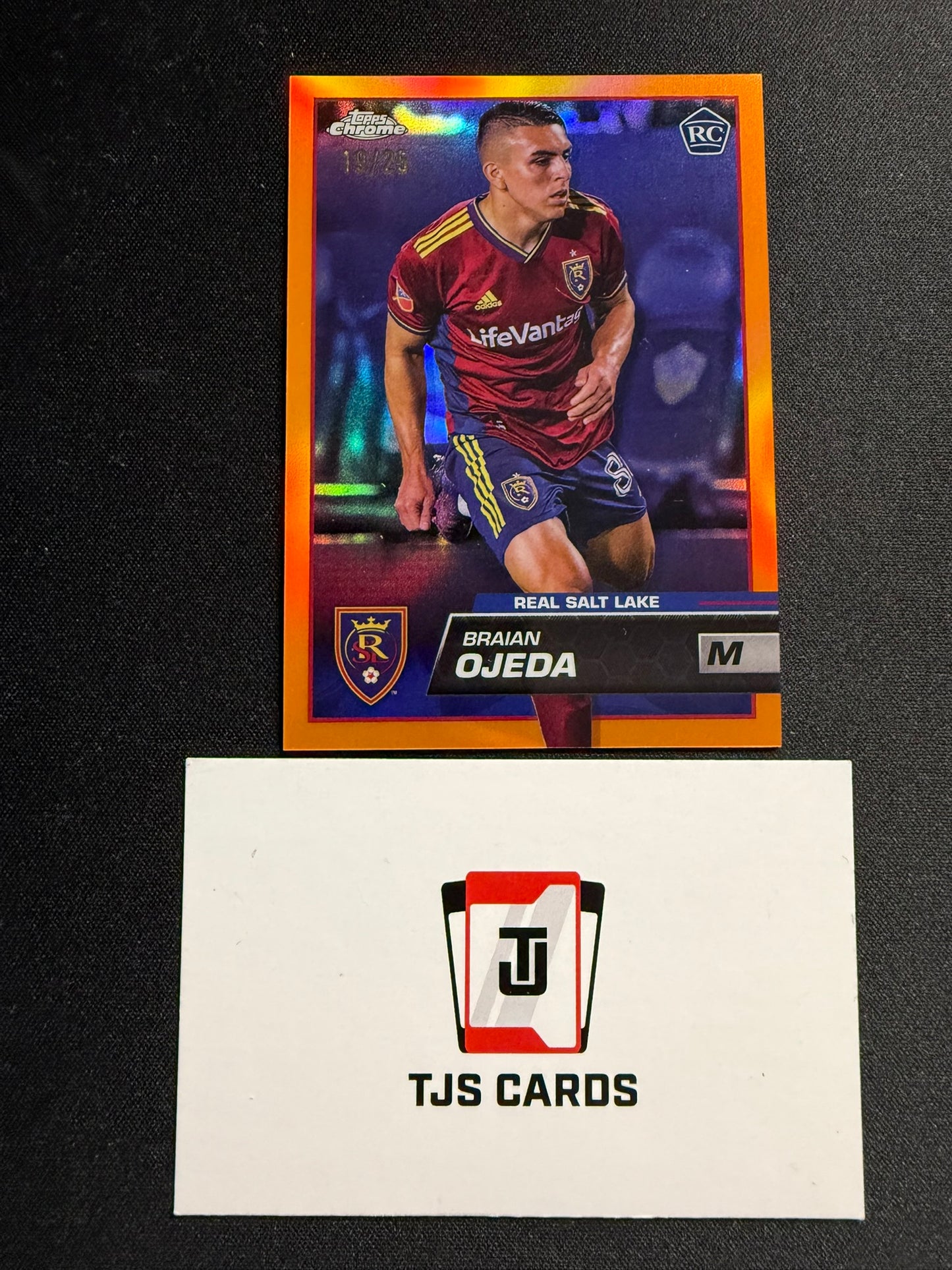 Braian Ojeda - Rookie Orange /25 - TOPPS Chrome MLS 2023