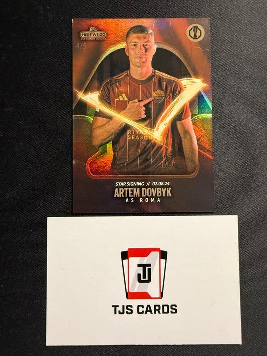 Artem Dovbyk - Red /5 - TOPPS Summer Signings 2023/24