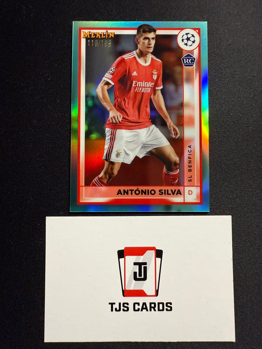 Antonio Silva - Rookie Aqua /199 - TOPPS Merlin Chrome UCC 2022/22