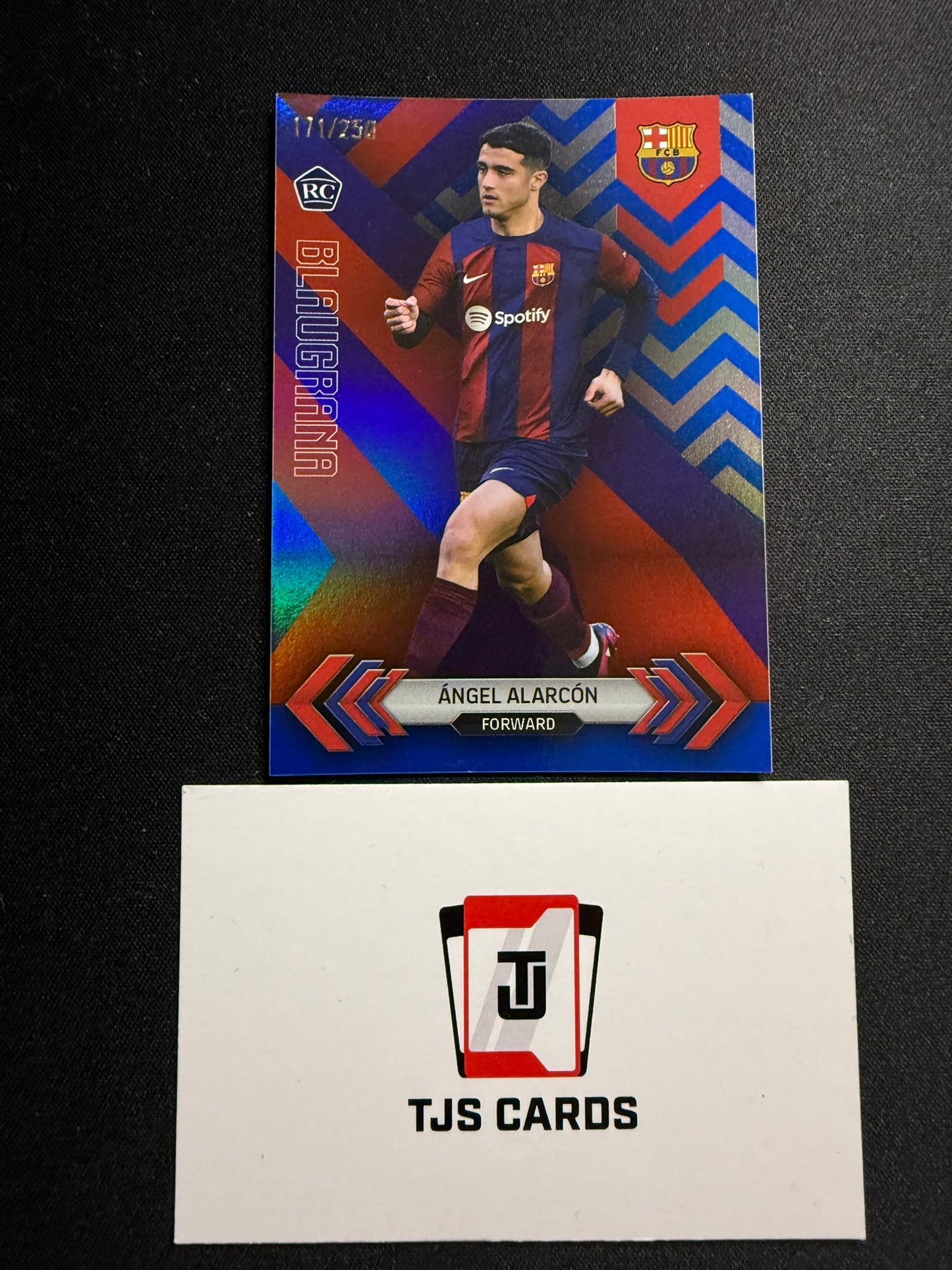 Angel Alarcon - Rookie Blue Blaugrana /250 - TOPPS Barcelona Team Set 2023/24
