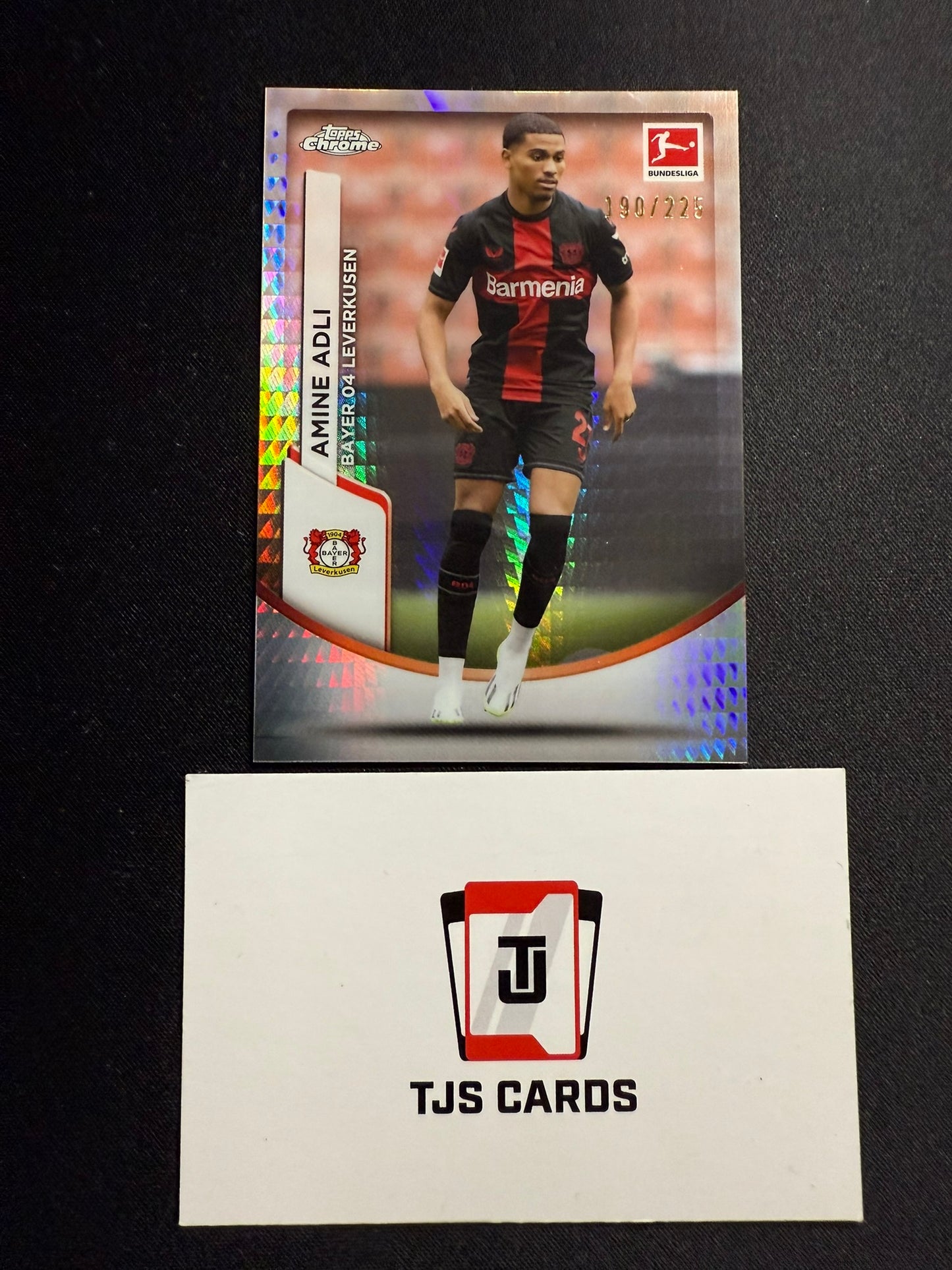 Amine Adli - Pulsar /225 - TOPPS Bundesliga Chrome 2023/24
