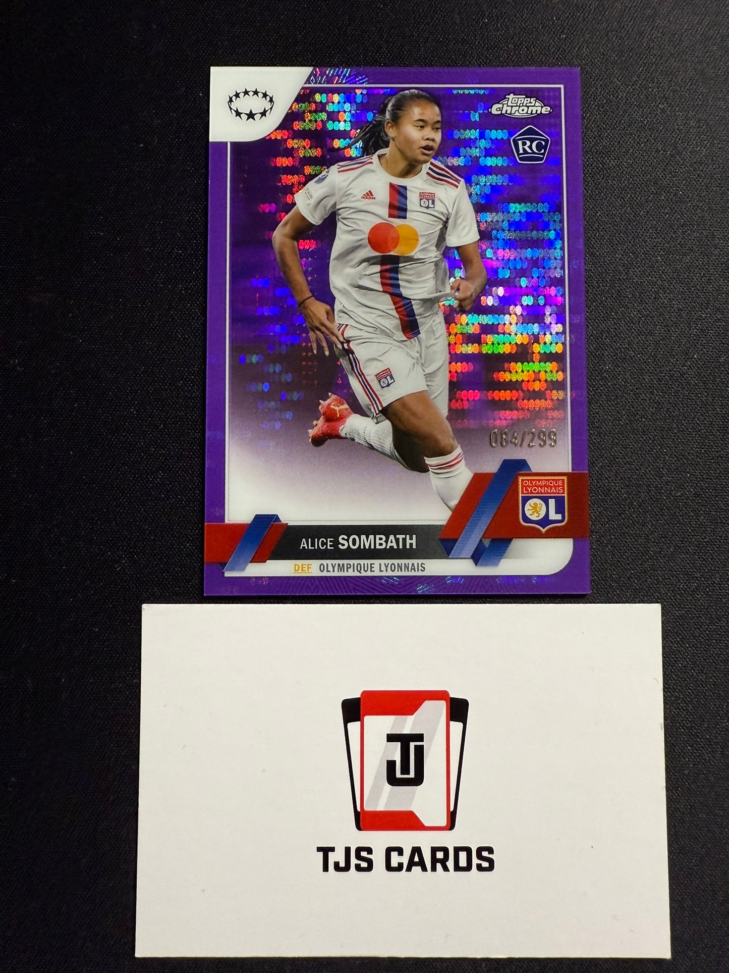 Alice Sombath - Rookie Purple Pulsar /299 - TOPPS Chrome UWCL 2022/23