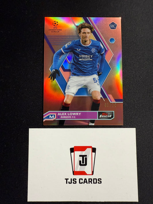 Alex Lowry - Rookie Rose Gold /75 - TOPPS Finest UCC 2022/23
