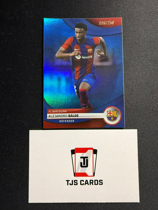 Alejandro Balde - Blue /250 - TOPPS Barcelona Team Set 2023/24
