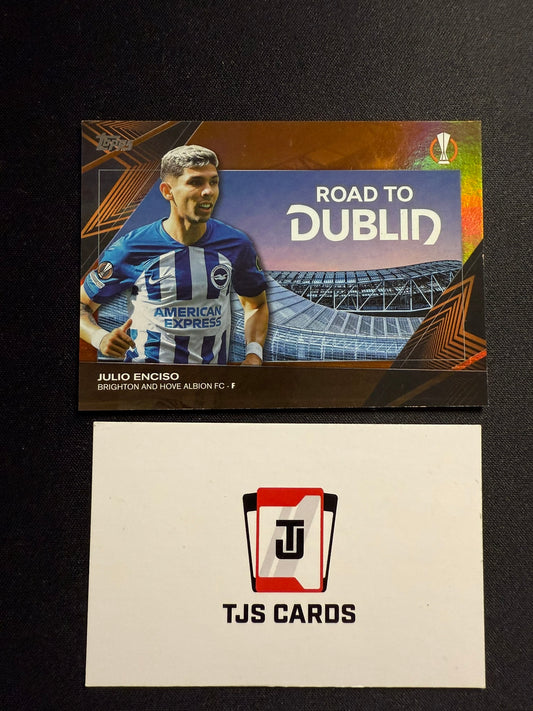 Julio Enciso - Orange Road To Dublin 25/25 - TOPPS UCC 2023/24
