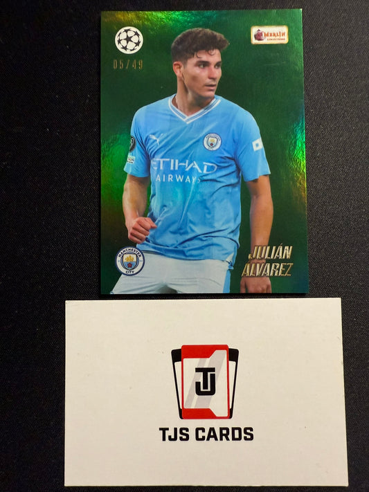Julian Alvarez - Green /49 - TOPPS Merlin Heritage 2023/24
