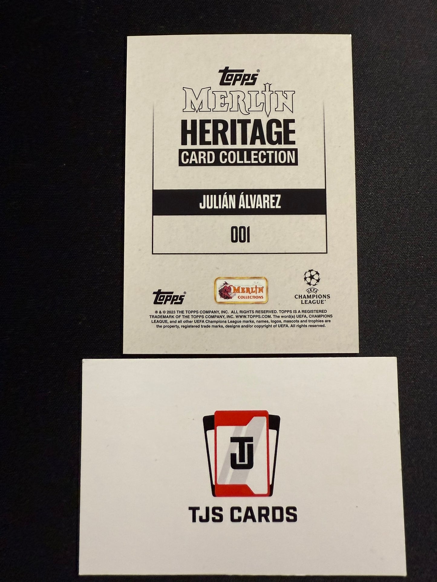 Julian Alvarez - Green /49 - TOPPS Merlin Heritage 2023/24