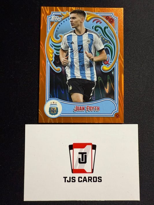 Juan Foyth - Orange 25/25 - TOPPS Fileteado 2022/23