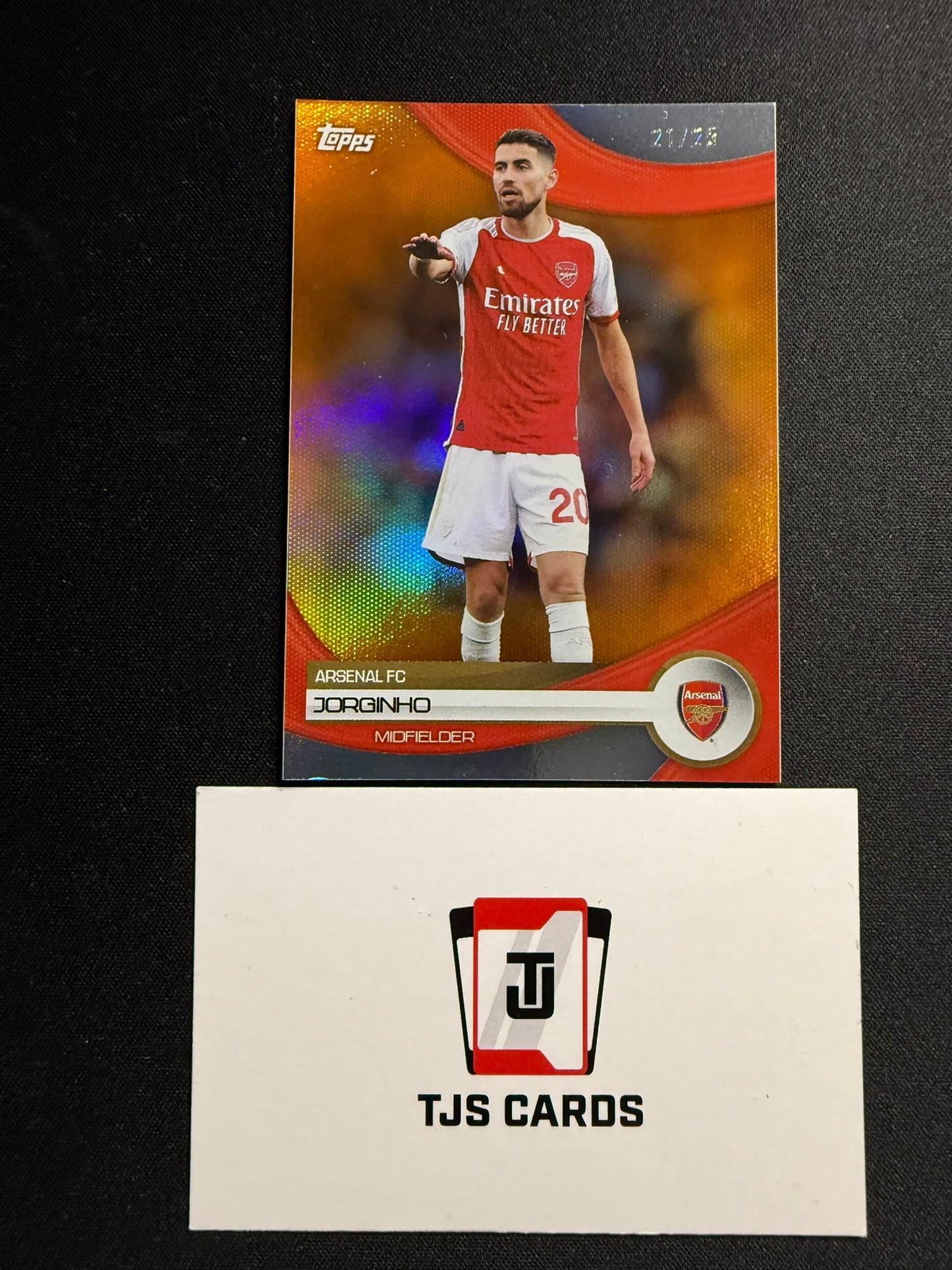 Jorginho - Orange /25 - TOPPS Arsenal Team Set 2023/24