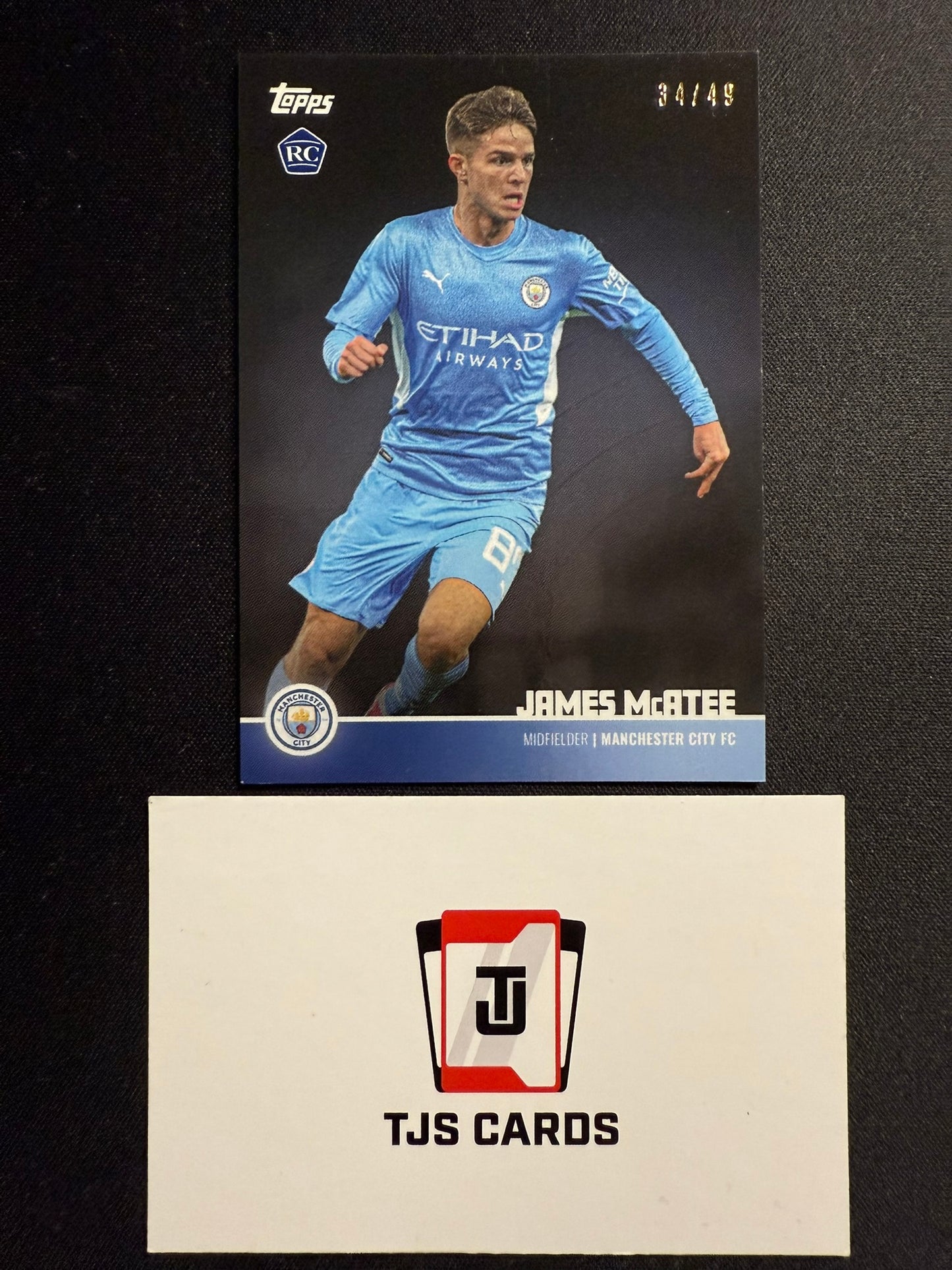 James McAtee - Rookie /49 - TOPPS Manchester City Team Set 2021/22