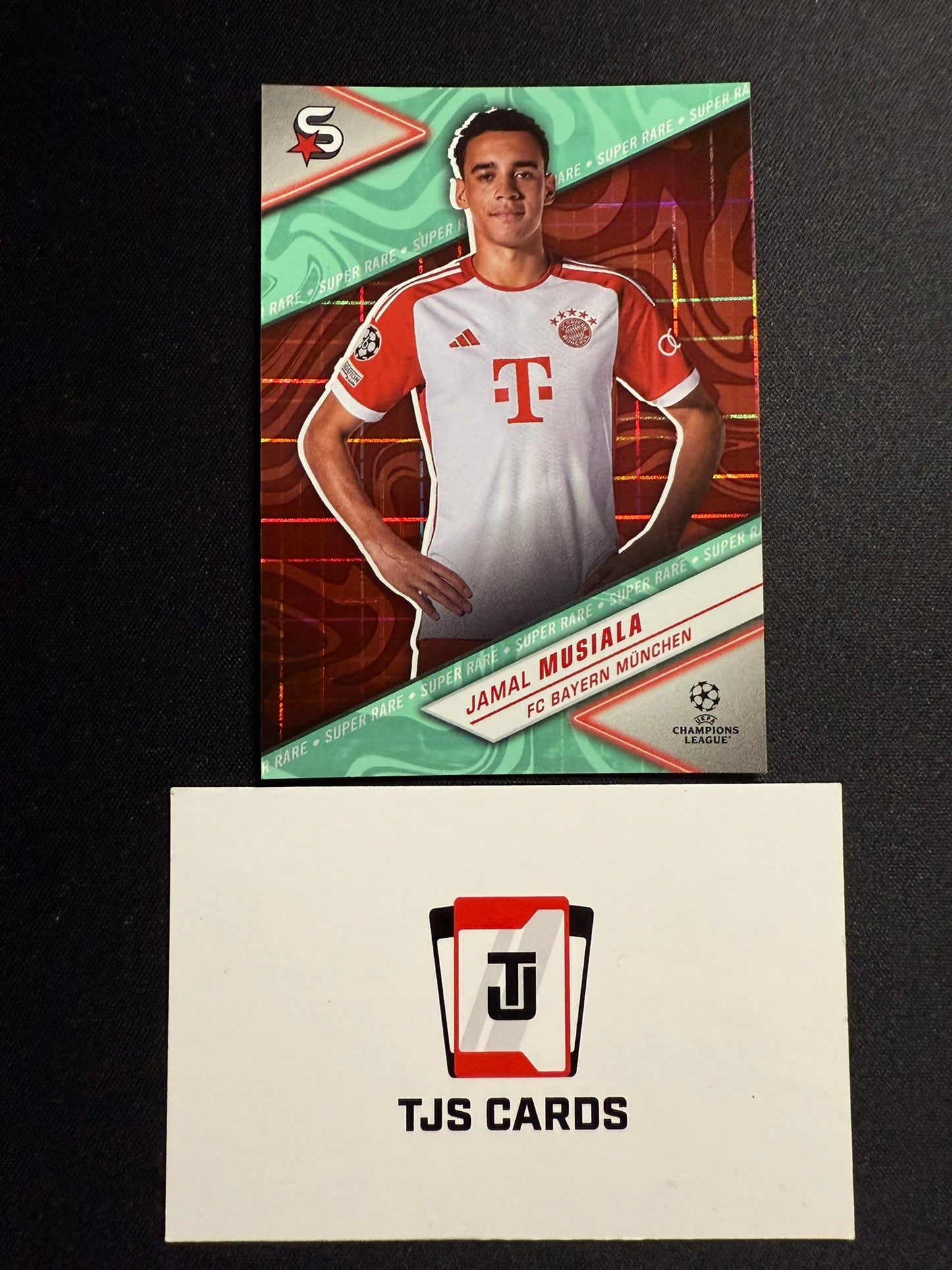 Jamal Musiala - Super Rare /199 - TOPPS Superstars 2023/24