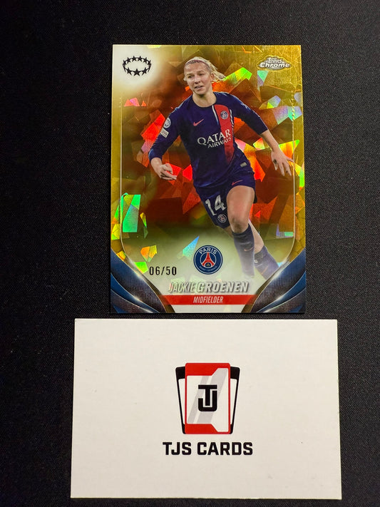 Jackie Groenen - Gold /50 - TOPPS Sapphire UWCL 2023/24