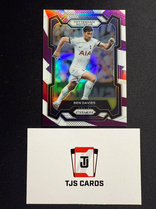 Ben Davies - Purple & White /92 - Panini Prizm Premier League 2023/24
