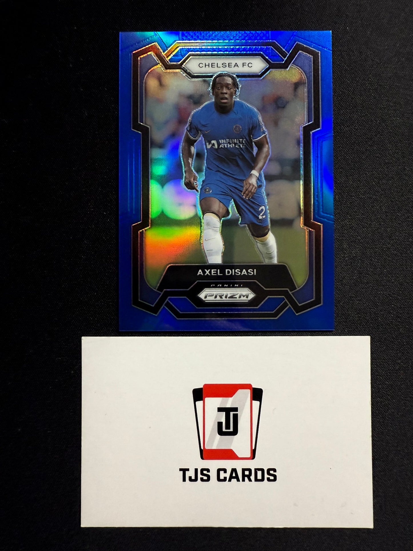 Axel Disasi - Blue /299 - Panini Prizm Premier League 2023/24