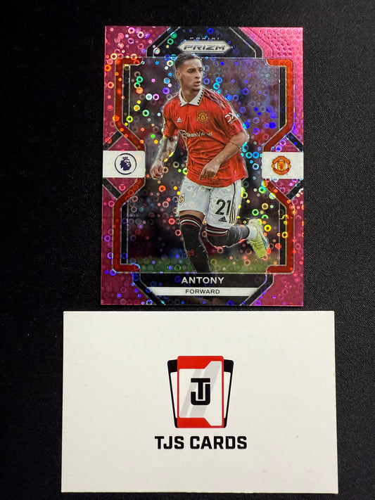 Antony - Pink Disco Breakaway /99 - Panini Prizm Premier League 2022/23
