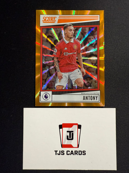 Antony - Orange Lazer /35 - Panini Score Premier League 2022/23