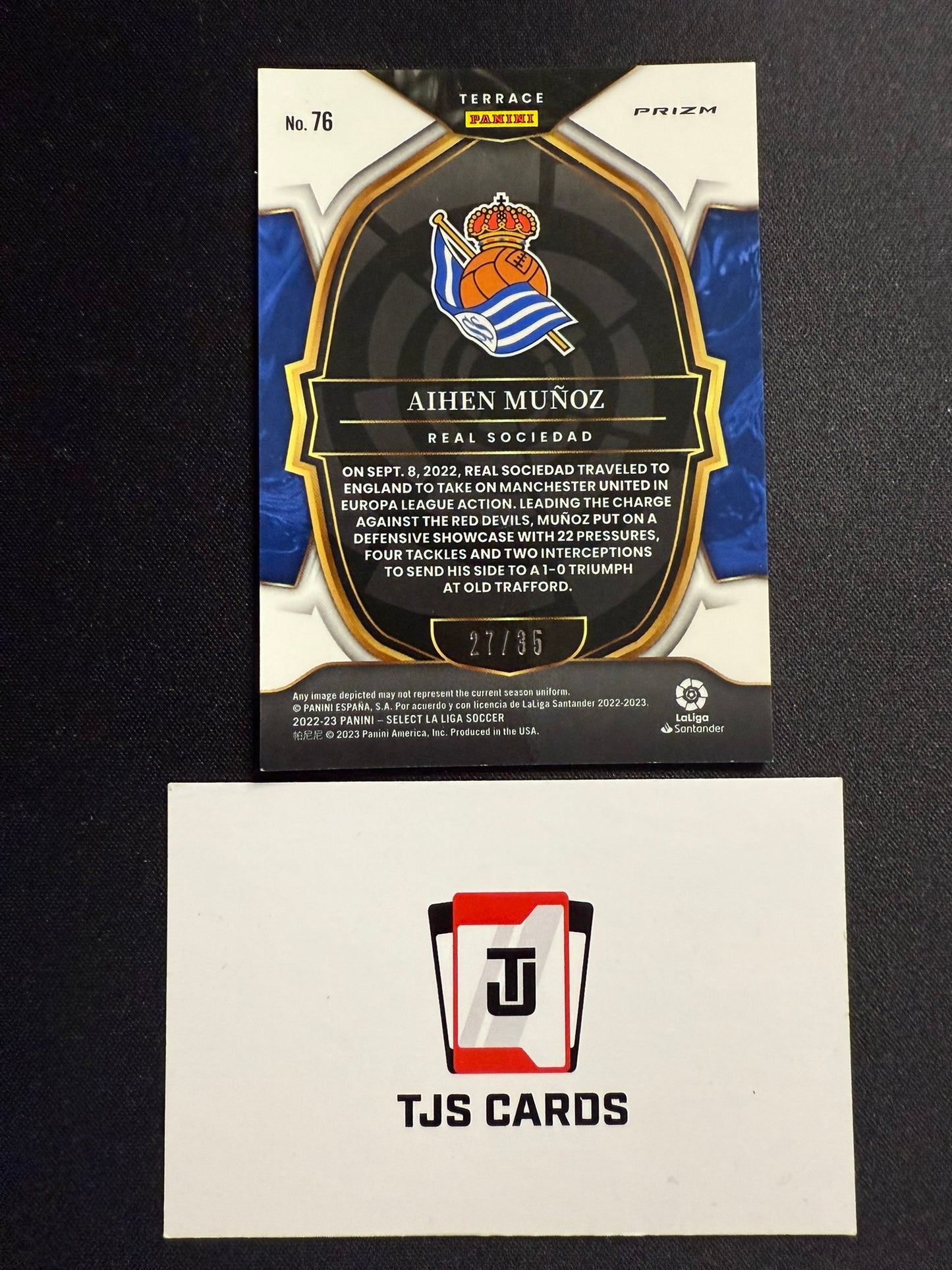 Aihen Munoz - Rookie Tie-Dye /35 - Panini Select La Liga 2022/23