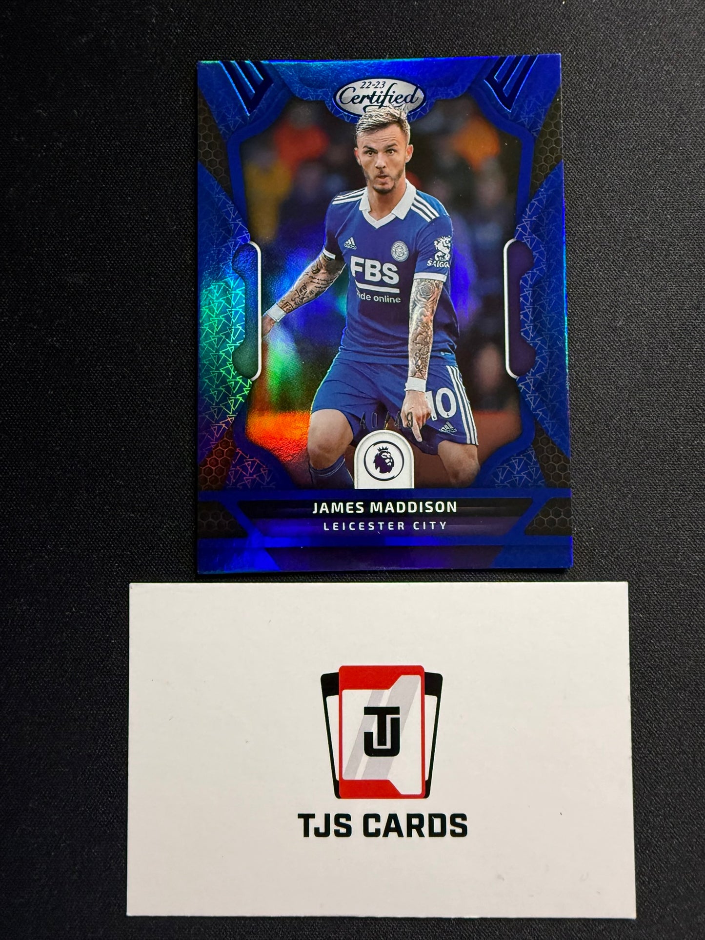 James Maddison - Blue /49 - Panini Chronicles Certified Premier League 2022/23