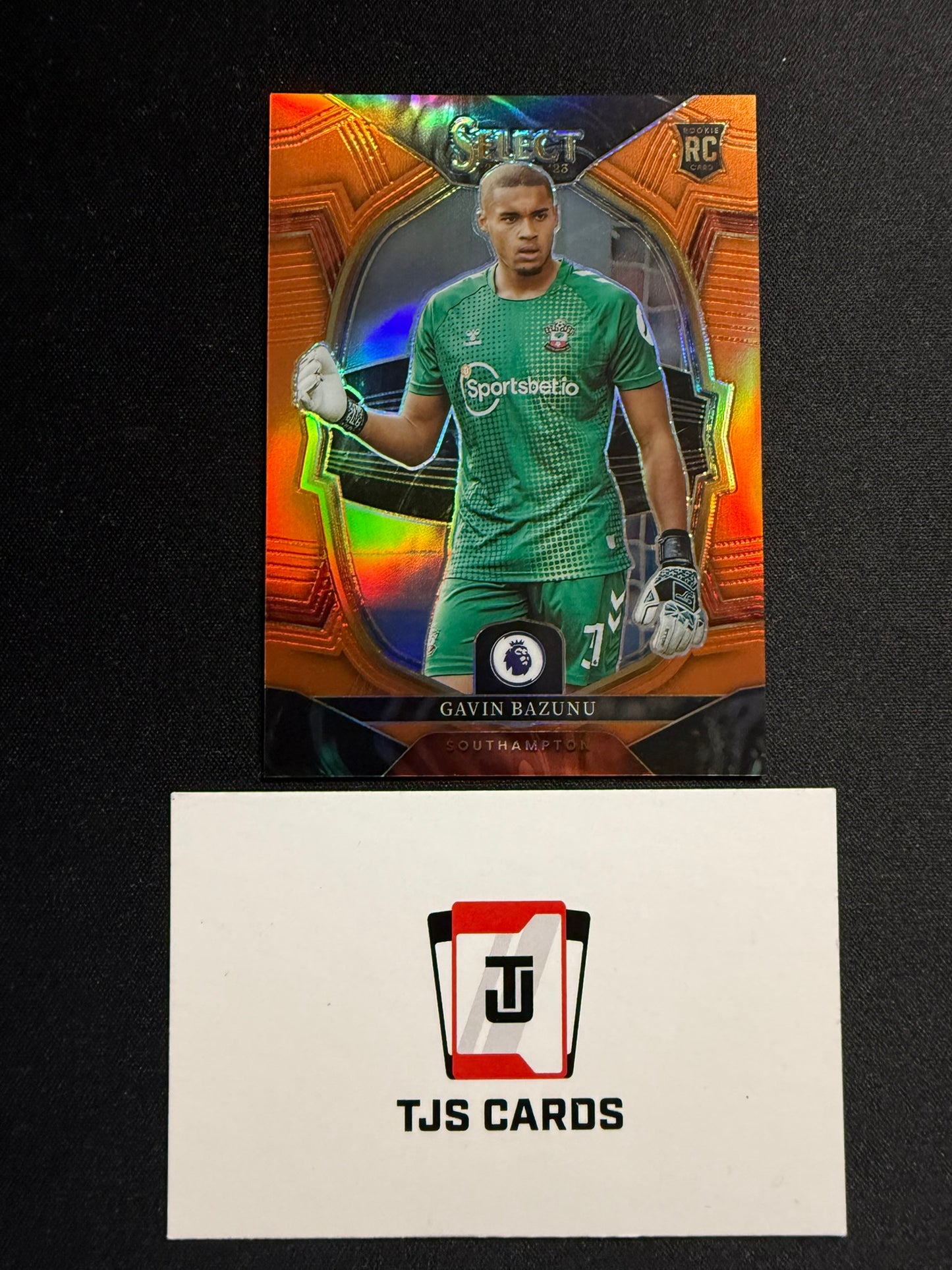 Gavin Bazunu - Rookie Orange /99 - Panini Select Premier League 2022/23