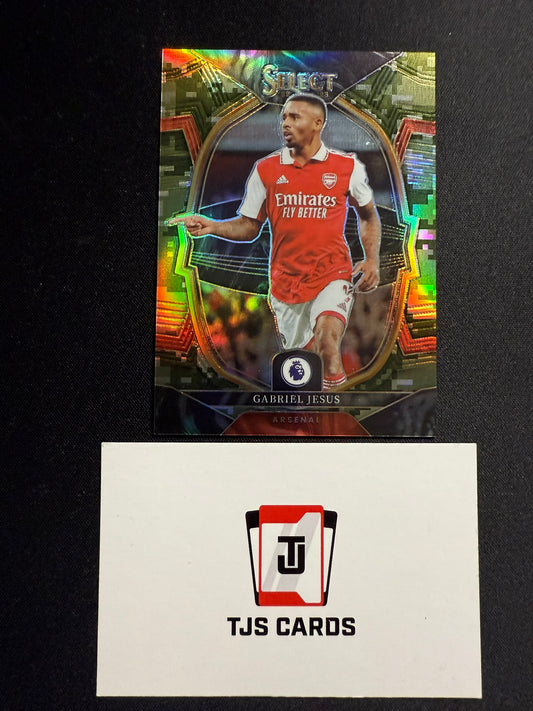 Gabriel Jesus - Camo /225 - Panini Select Premier League 2022/23