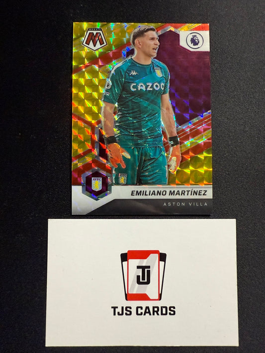 Emiliano Martinez - Red & Gold /88 - Panini Mosaic Premier League 2021/22