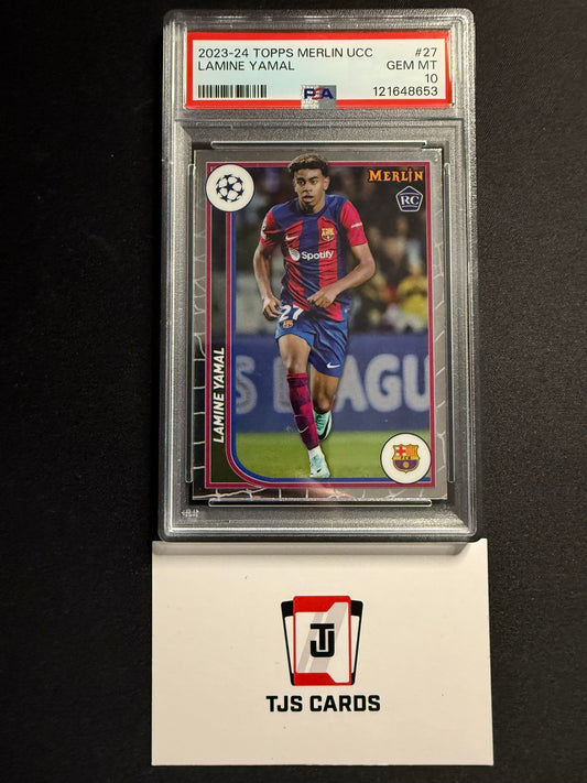 Lamine Yamal - PSA 10 - Rookie - TOPPS Merlin Chrome UCC 2023/24
