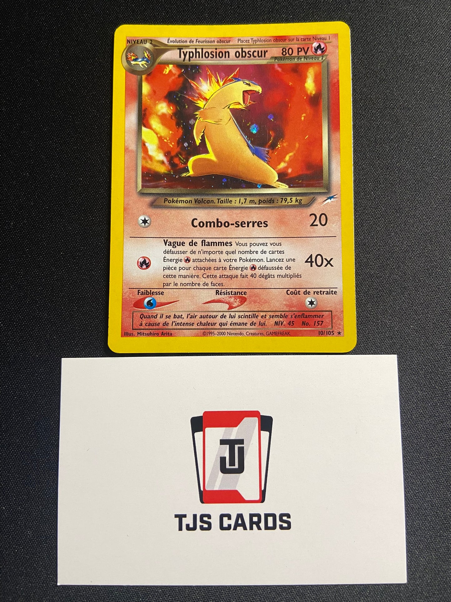 Dark Typhlosion (Obscur) - Holo - French Neo Destiny 10/105 - NM/LP - Pokemon