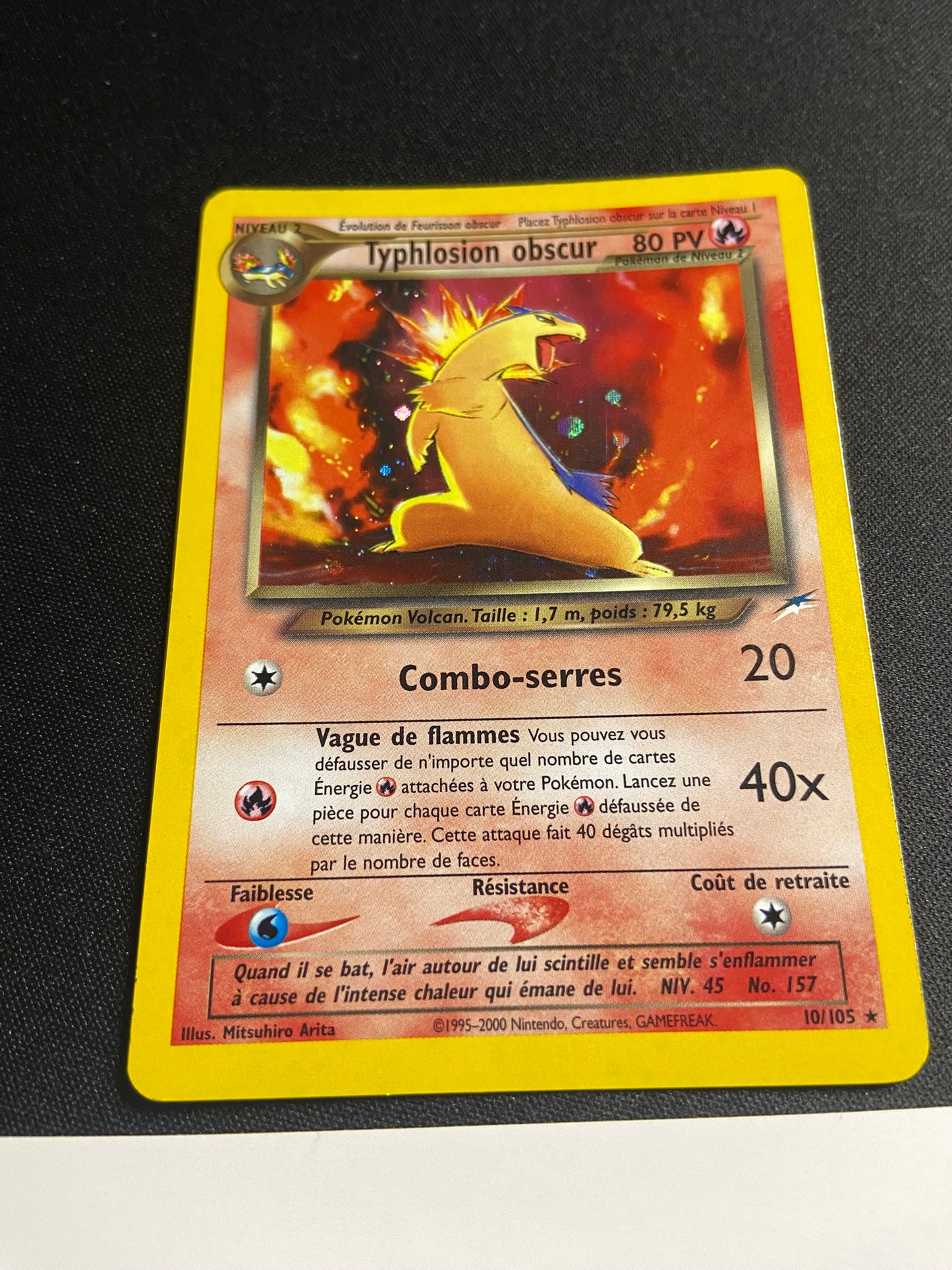 Dark Typhlosion (Obscur) - Holo - French Neo Destiny 10/105 - NM/LP - Pokemon