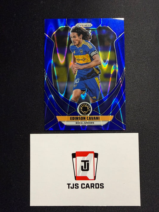 Edinson Cavani - Blue Seismic /275 - Panini Prizm Club World Cup 2025