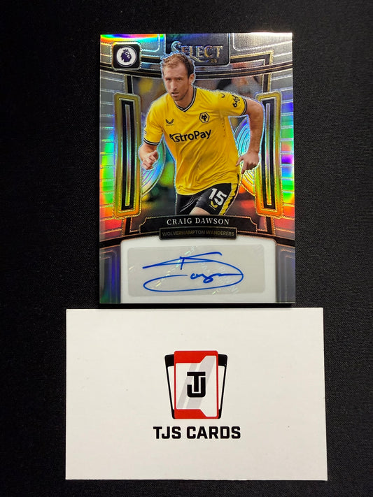 Craig Dawson - Auto - Panini Select Premier League 2023/24